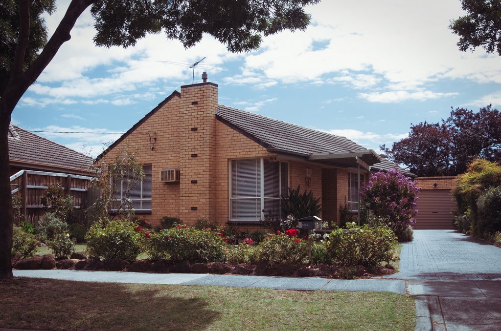 typical Australian house. old vintage look